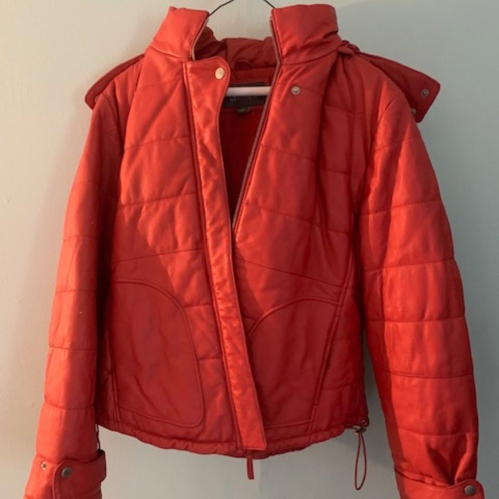 Wilson Leather Women's Coat with fur lined hood